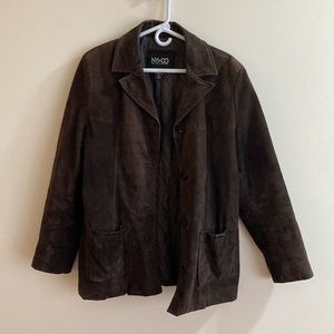 New York & Co Suede Leather Jacket Size XL 2/$20